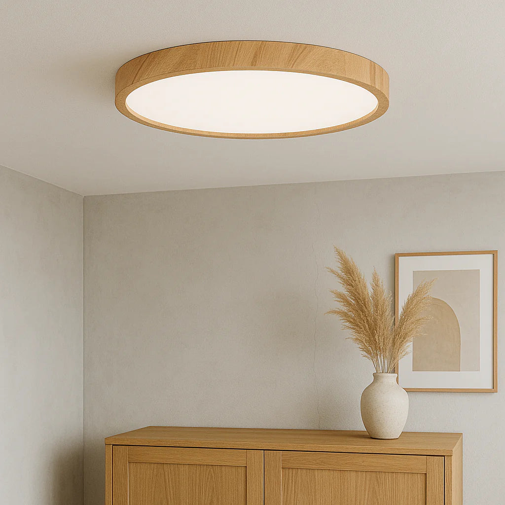 Okrągła lampa sufitowa PVC