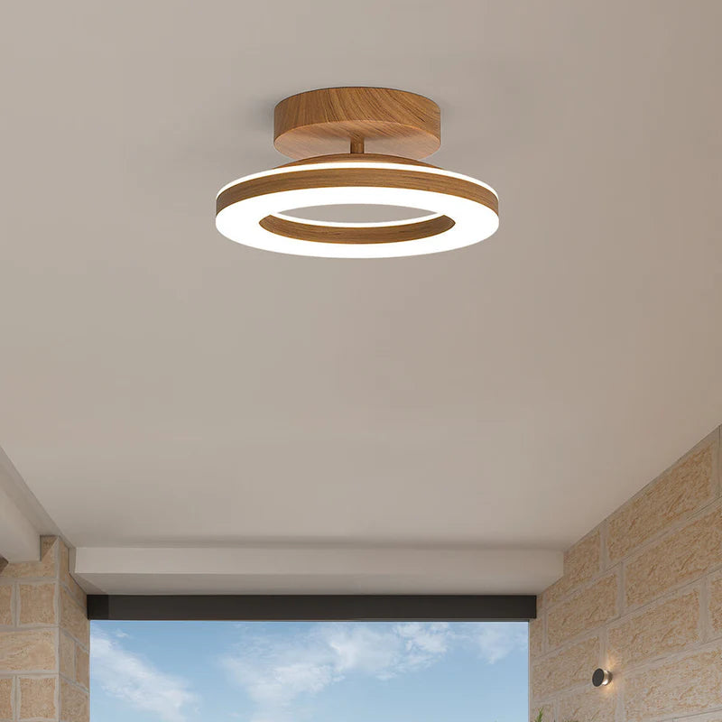 Lampa sufitowa metal i akryl