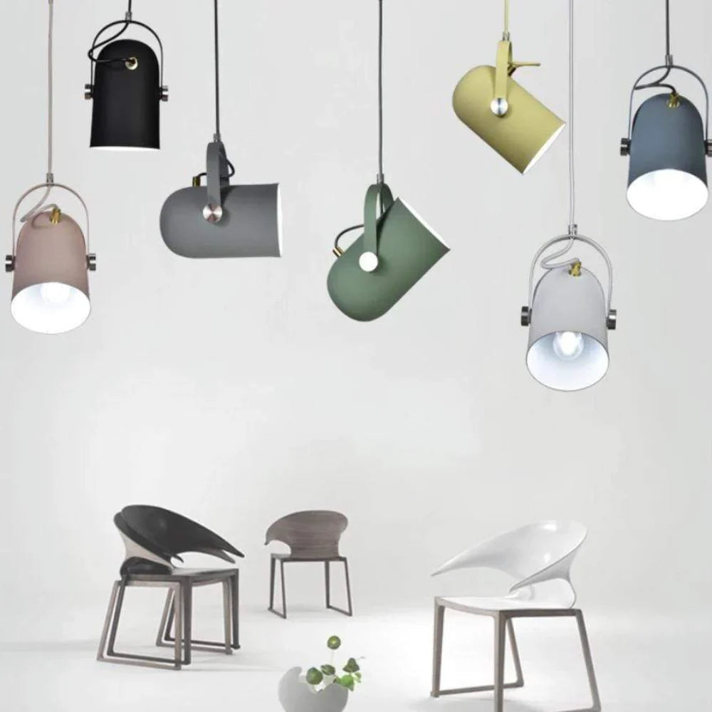 Regulowana Lampa Wisząca w Stylu Skandynawskim