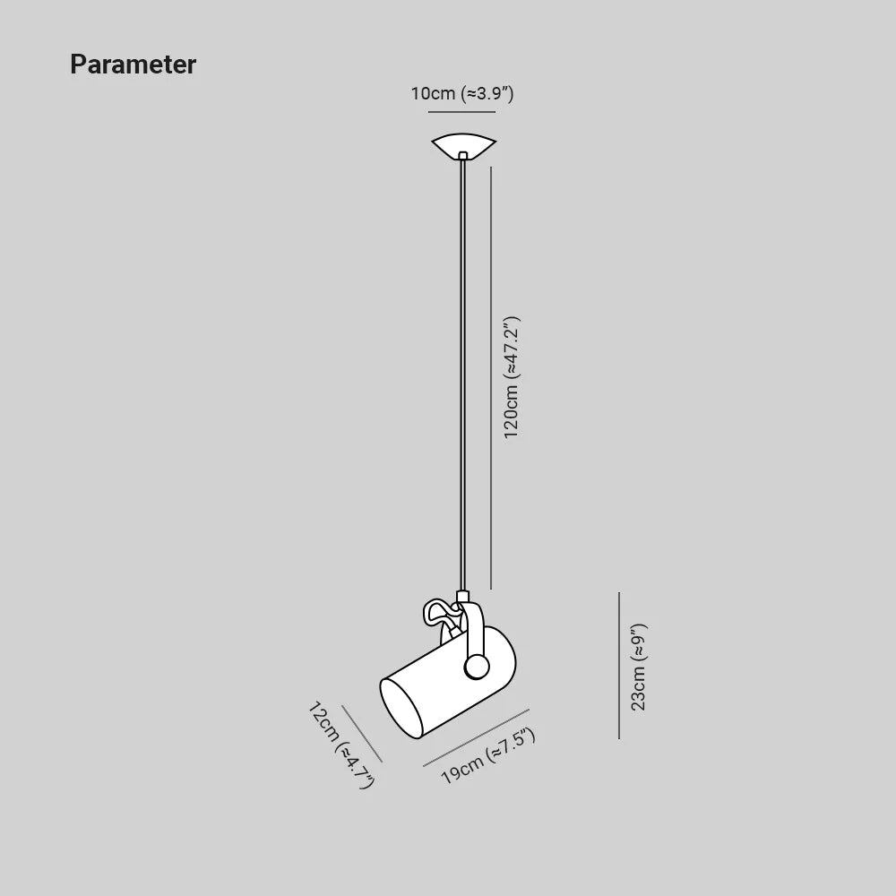 Regulowana Lampa Wisząca w Stylu Skandynawskim