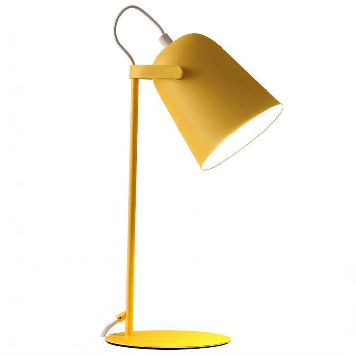 Lampa stołowa w stylu makaronowym