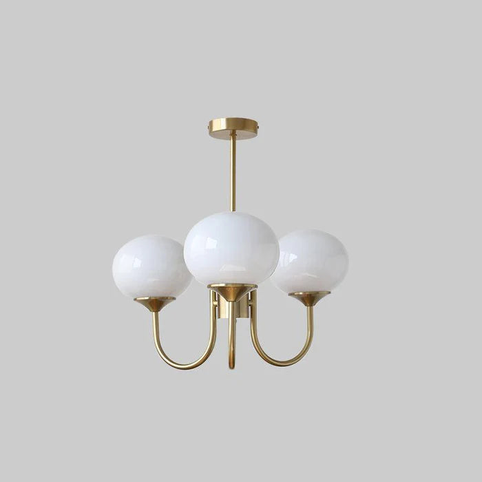 Lampa Sufitowa ze Szkła i Metalu