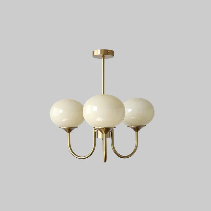 Lampa Sufitowa ze Szkła i Metalu