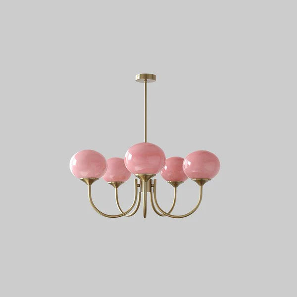 Lampa Sufitowa ze Szkła i Metalu
