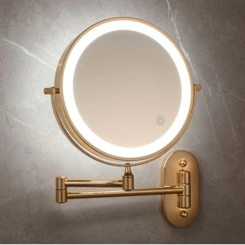 Lustro ścienne LED z opcjami powiększenia