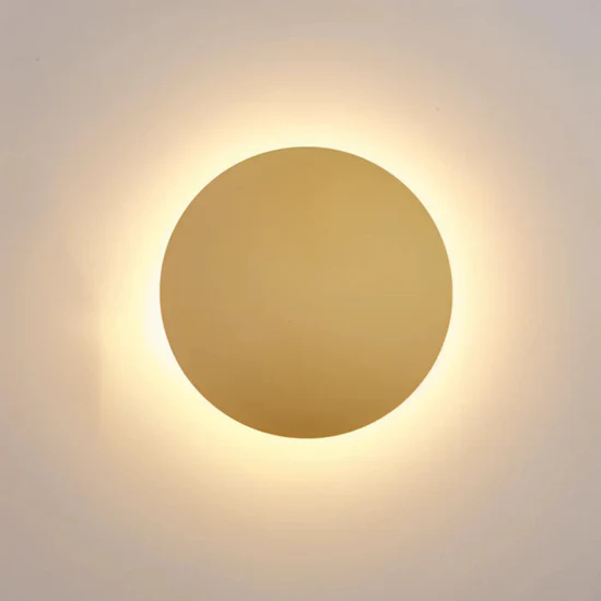 Okrągła Lampa Ścienna LED – Nowoczesne i Minimalistyczne Oświetlenie do Wnętrz