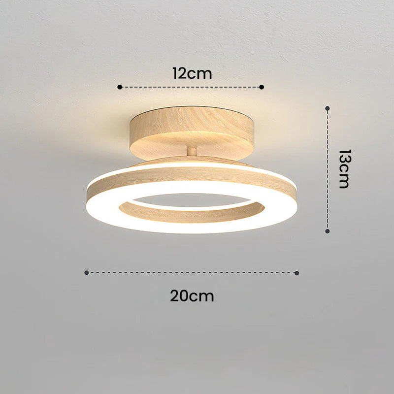 Lampa sufitowa metal i akryl