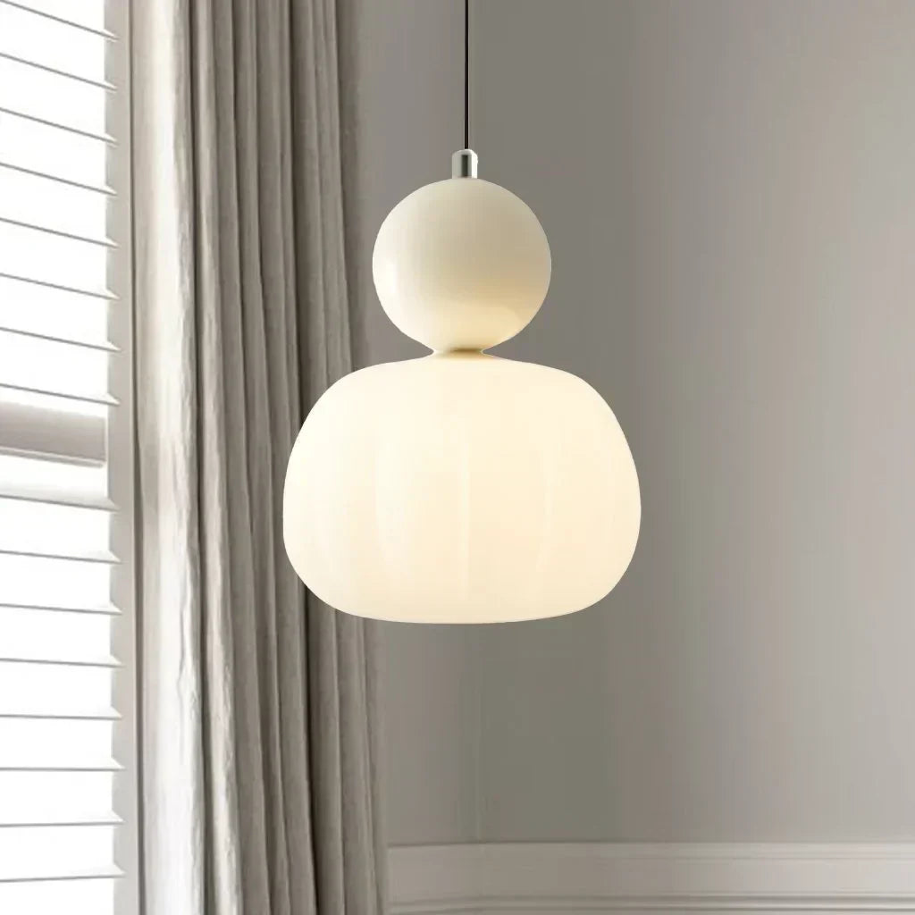 Szklana Lampa Wisząca – Styl Art Deco