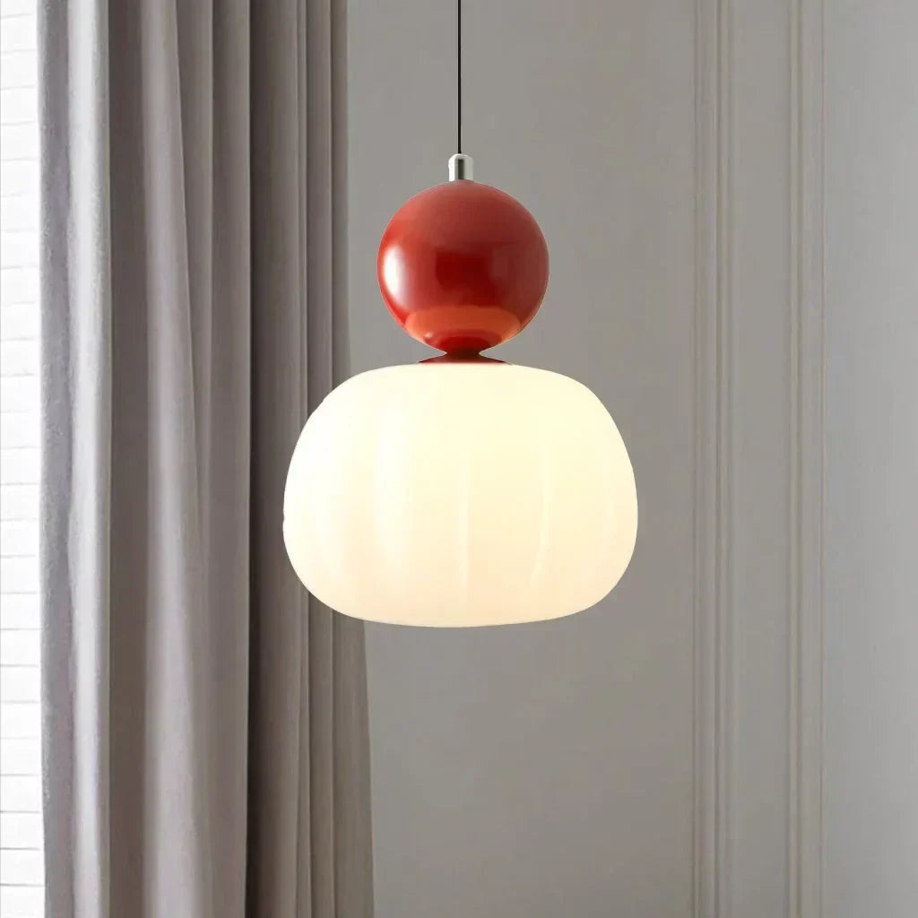 Szklana Lampa Wisząca – Styl Art Deco