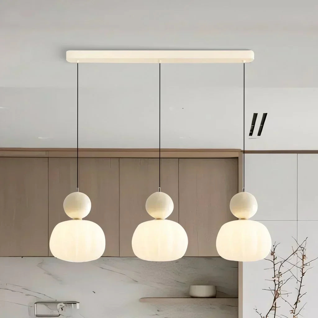 Szklana Lampa Wisząca – Styl Art Deco