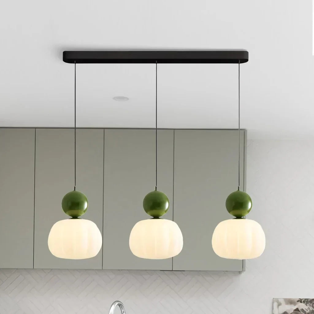 Szklana Lampa Wisząca – Styl Art Deco