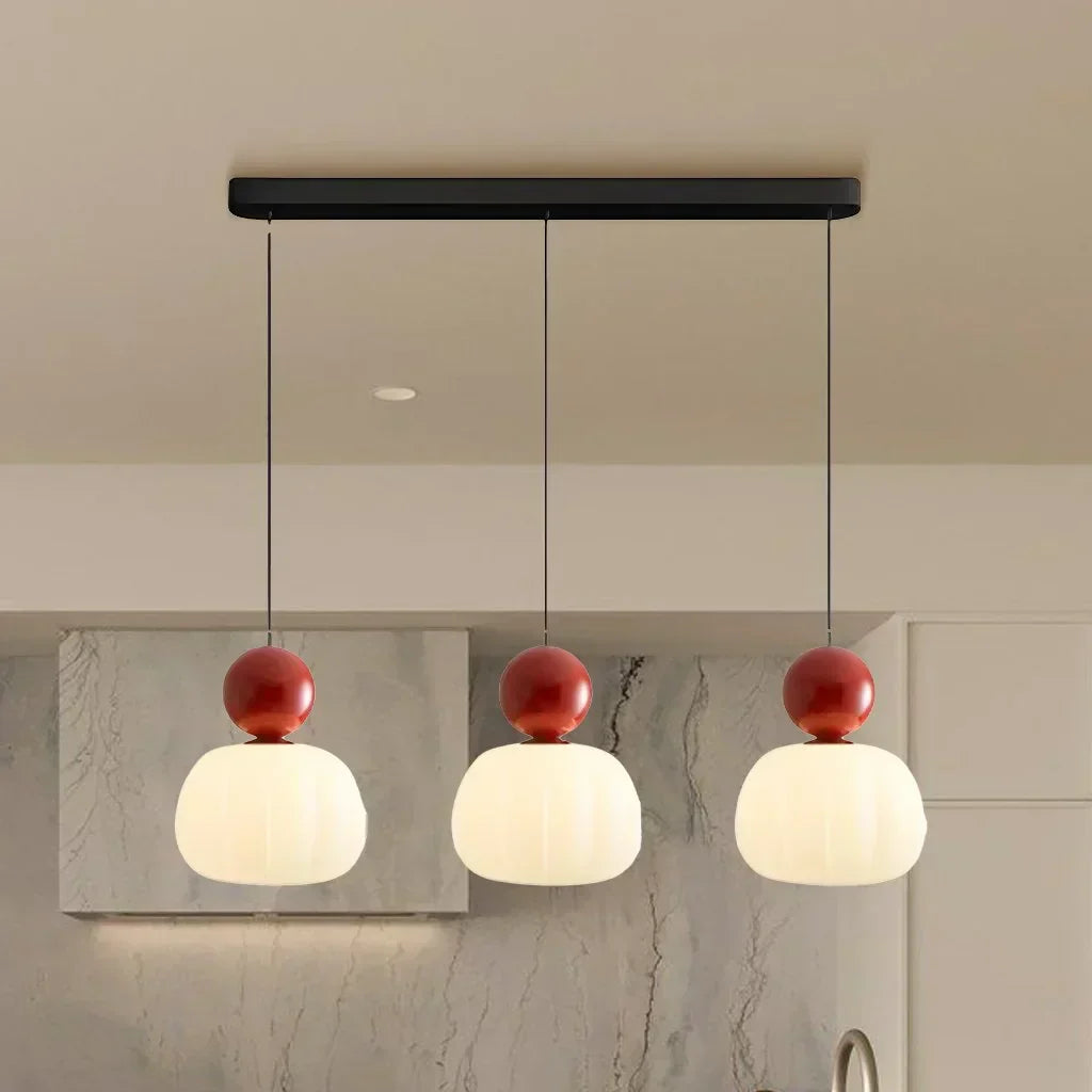 Szklana Lampa Wisząca – Styl Art Deco