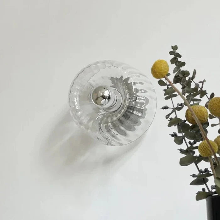 Szklana Lampa Ścienna – Styl Skandynawski