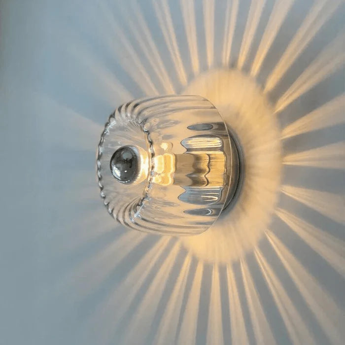 Szklana Lampa Ścienna – Styl Skandynawski