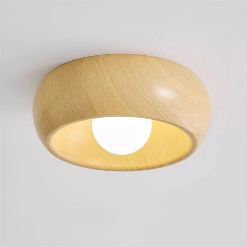 Lampa sufitowa szkło i metal