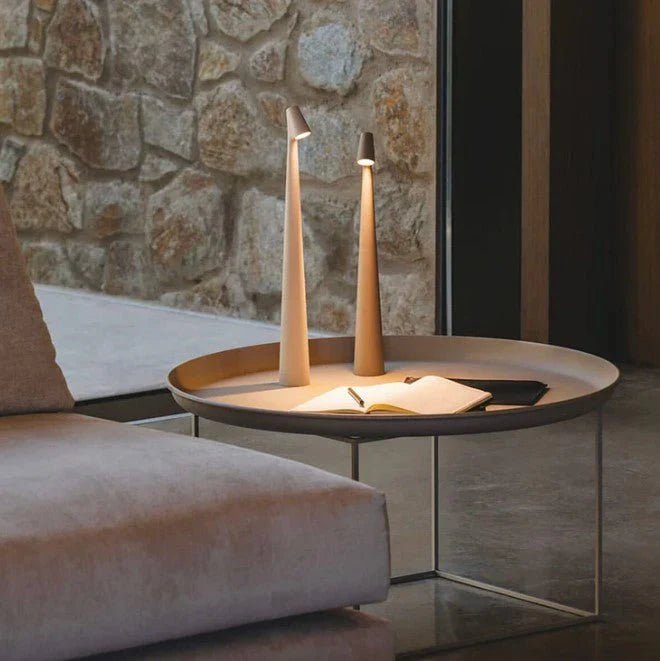 Bezprzewodowa lampa stołowa LED z funkcją dotykową - 35 cm