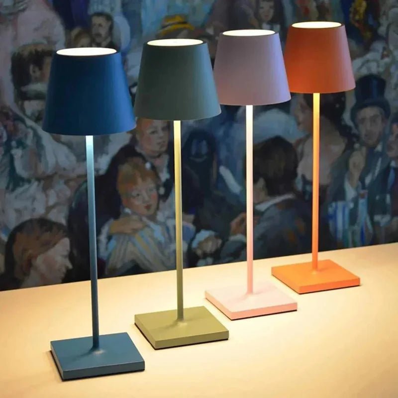 Bezprzewodowa Lampa Stołowa z Dotykowym Sterowaniem - Zielony
