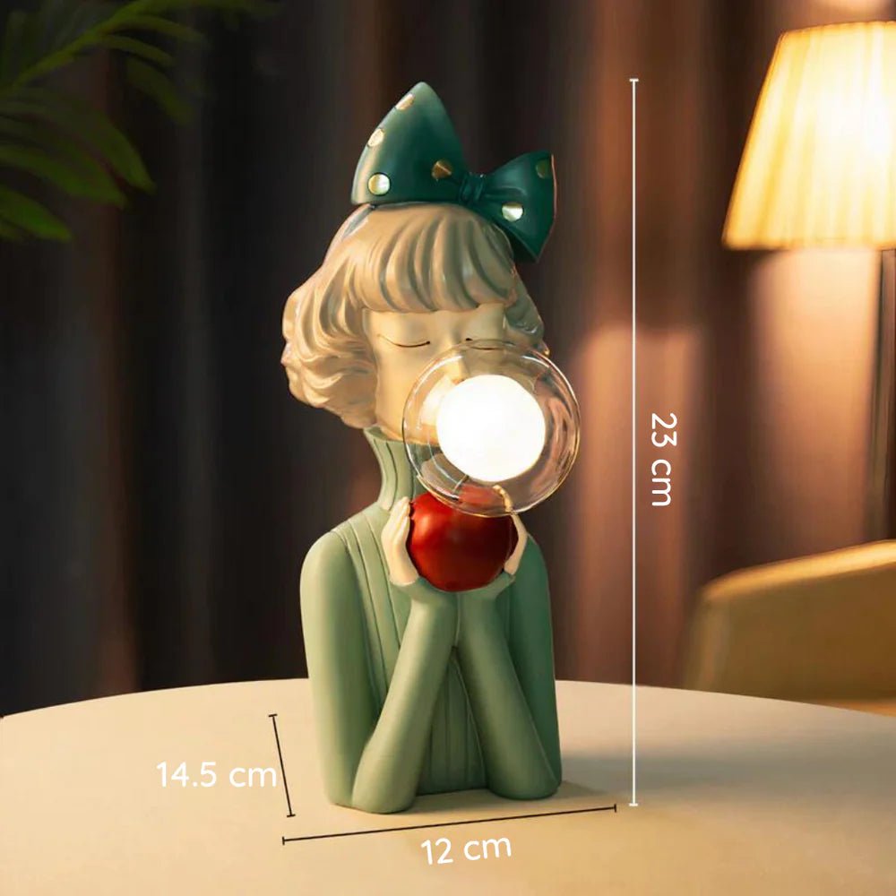 Dekoracyjna Lampa Stołowa z Figurkami - Rosie
