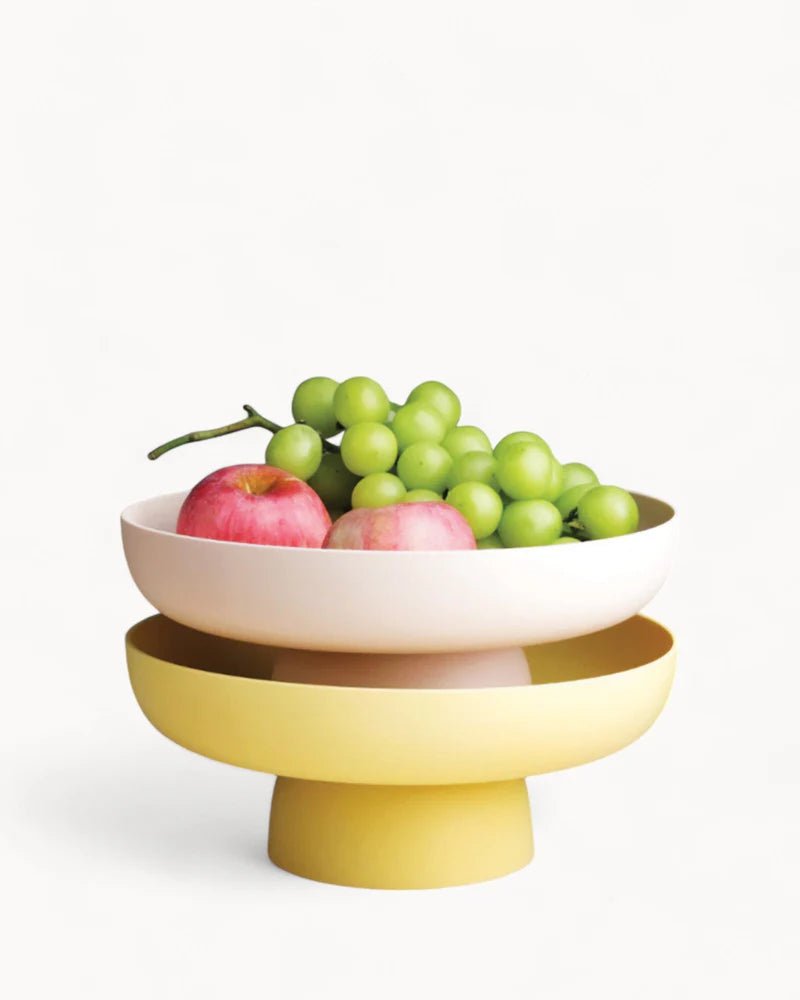 Dekoracyjna misa na podstawie - Biały
