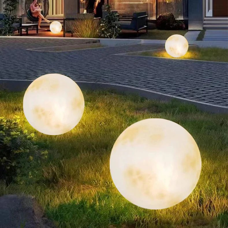 Lampa Kula z Żywicy i Włókna Szklanego - ∅ 15 (energia słoneczna)