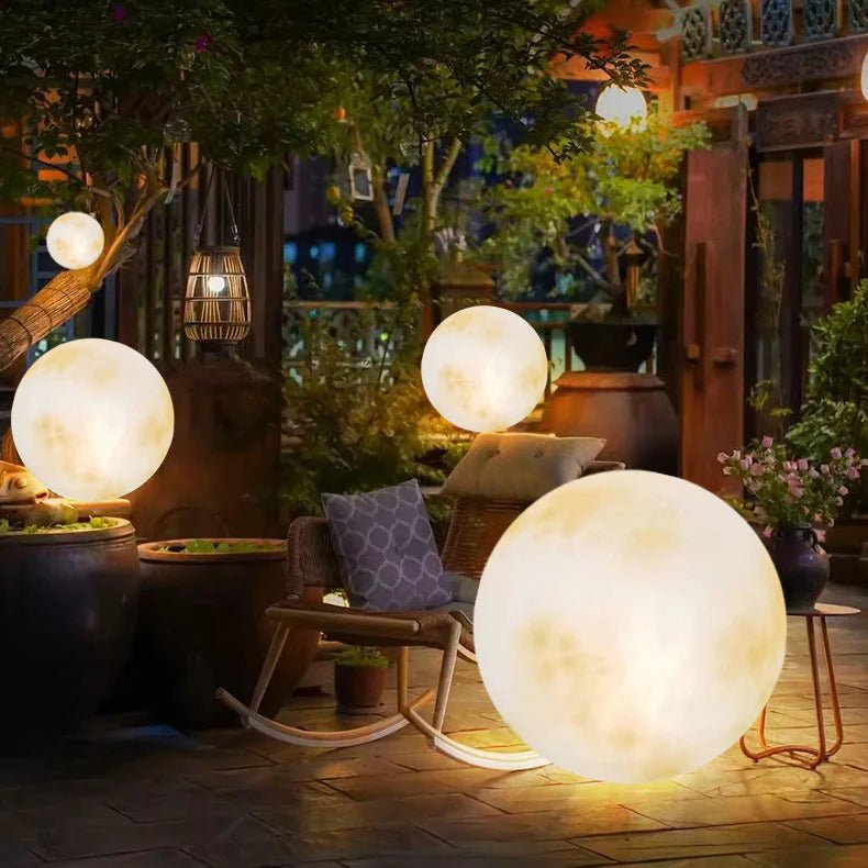 Lampa Kula z Żywicy i Włókna Szklanego - ∅ 15 (energia słoneczna)