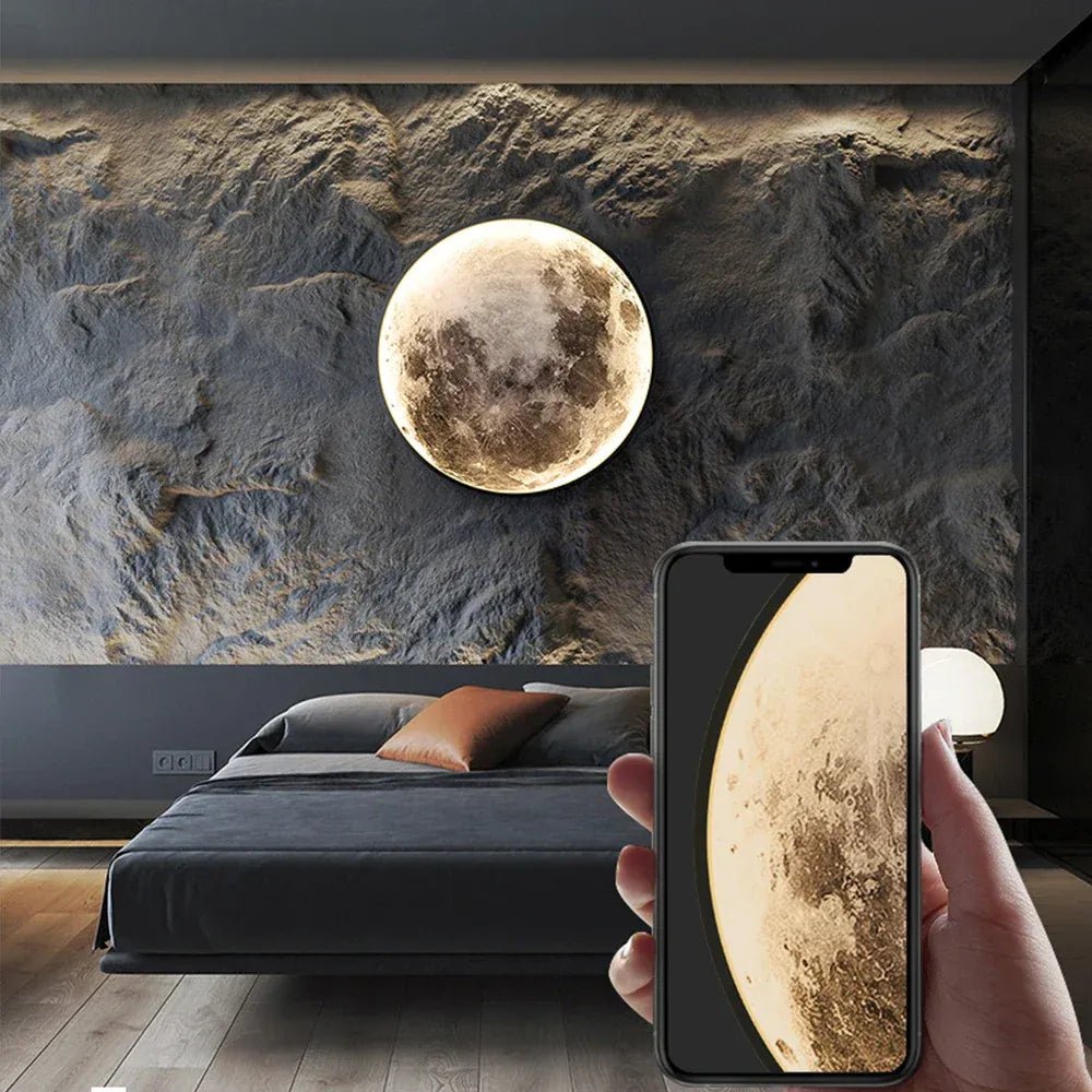 Lampa ścienna księżyc – oświetlenie do domu - Księżyc