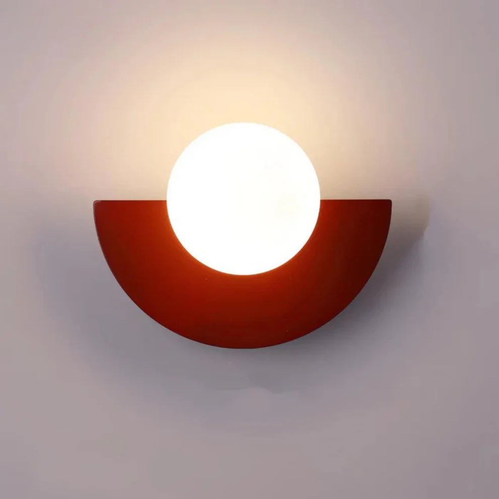 Lampa ścienna – Nowoczesny design do salonu i korytarza - Czerwony