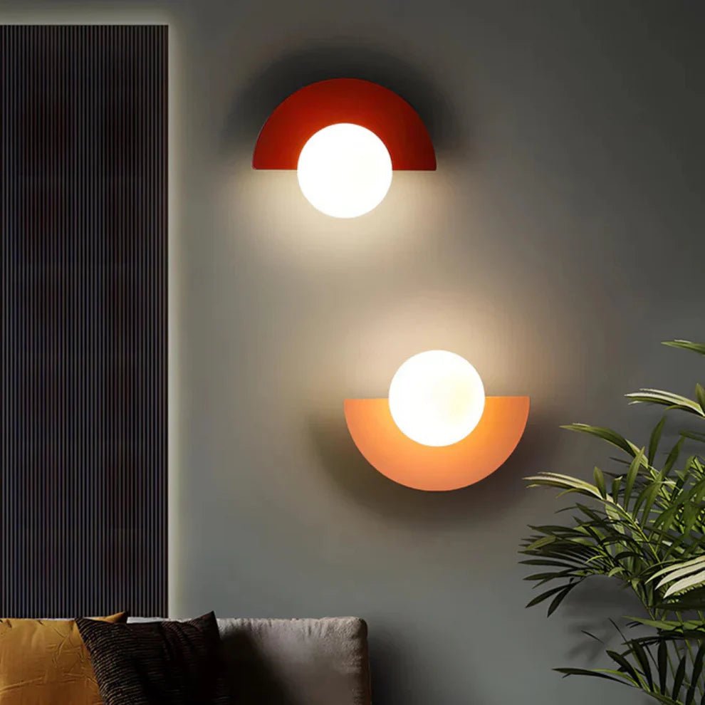 Lampa ścienna – Nowoczesny design do salonu i korytarza - Żółty