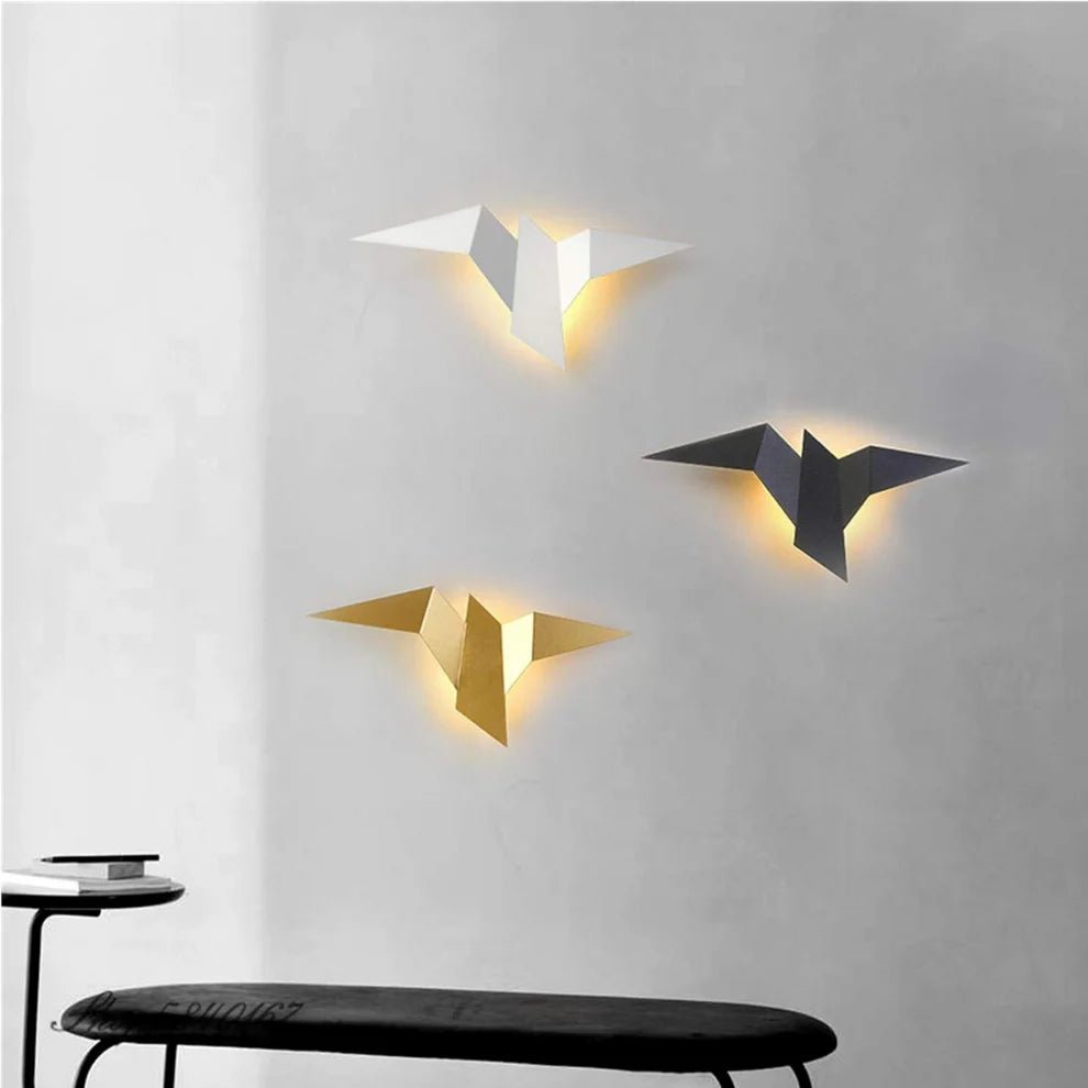 Lampa ścienna Ptak - Biały