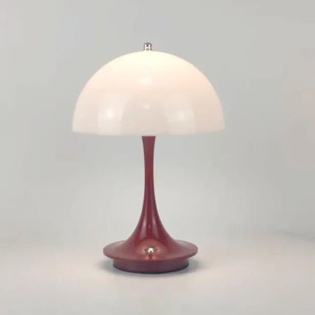 Lampa stołowa bezprzewodowa – oświetlenie bez kabla - Czerwony