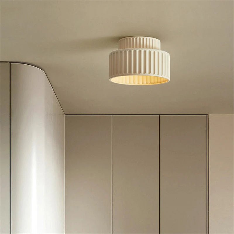 Lampa Stołowa z Żywicy - Biały
