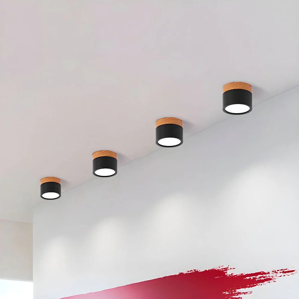 Lampa sufitowa aluminiowa LED - Ø7 x Wys. 6 cm