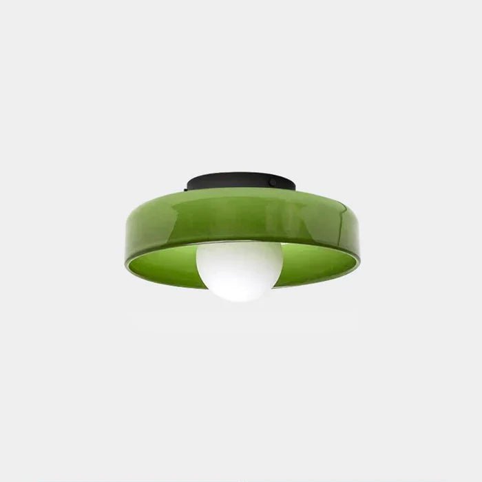 Lampa sufitowa okrągła - Zielony