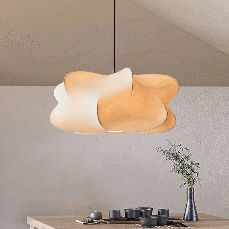 Lampa wisząca o organicznym kształcie - Światło białe