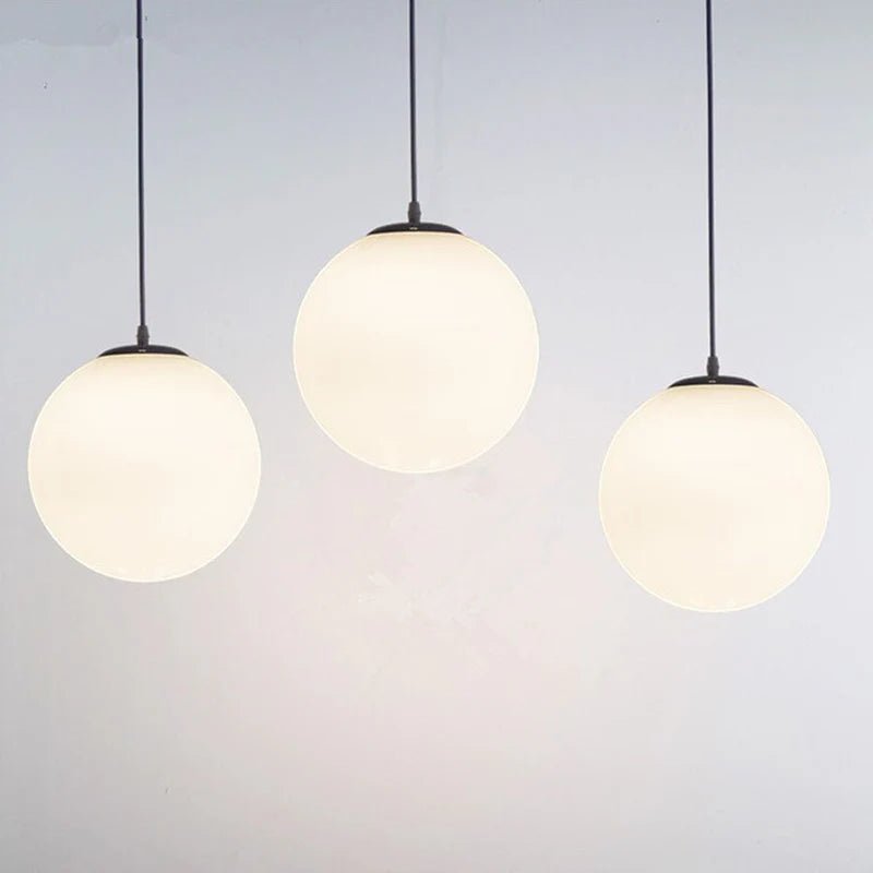 Lampa wisząca szklana - Srebrny