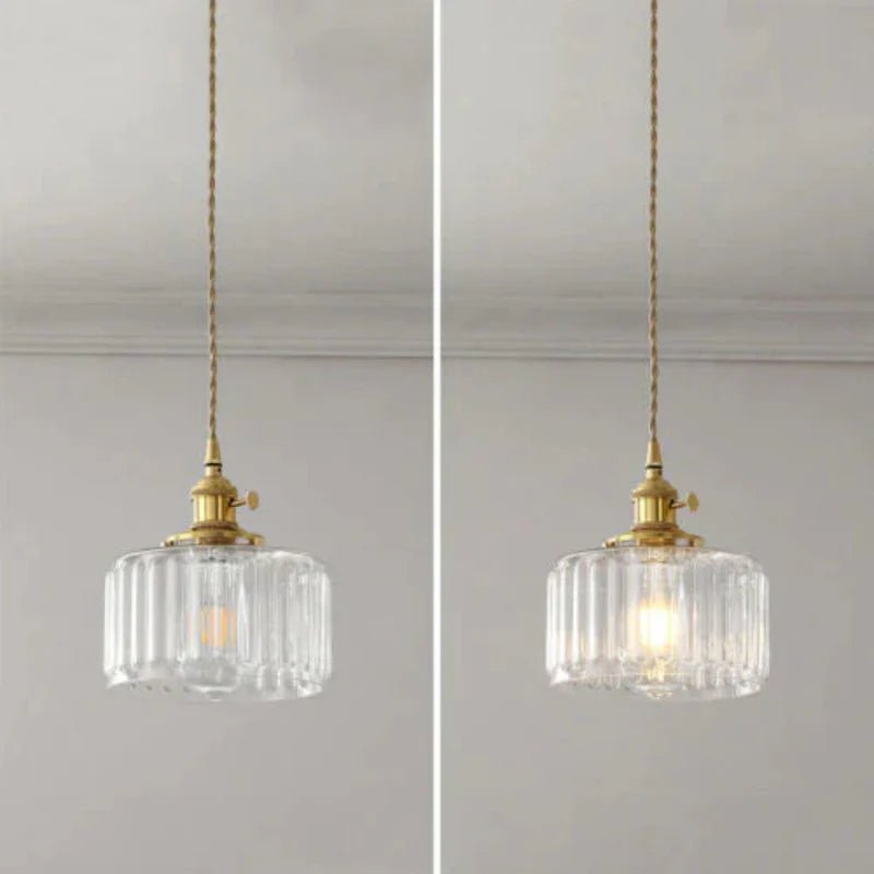 Lampa wisząca szkło - B