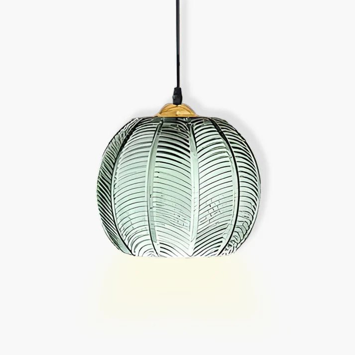 Lampa wisząca z metalu i szkła w stylu retro - ø 15 cm