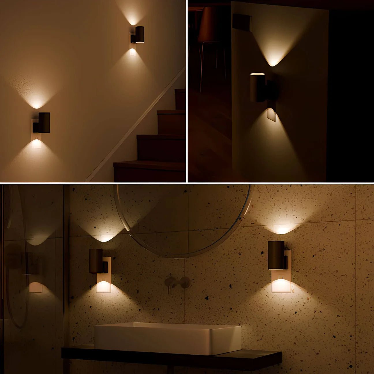 Lampka nocna LED z regulacją jasności - 2 szt