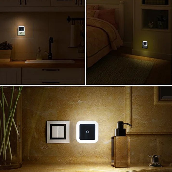 Lampki Nocne z Czujnikiem Ruchu (Zestaw 2 szt.) - Czerwony