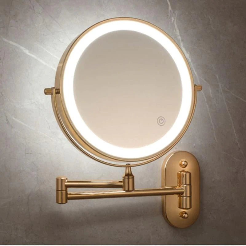 Lustro ścienne LED z opcjami powiększenia - Lusterko powiększające 3x