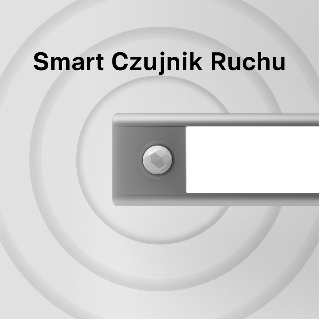Magnetyczna lampa z czujnikiem ruchu - 30cm