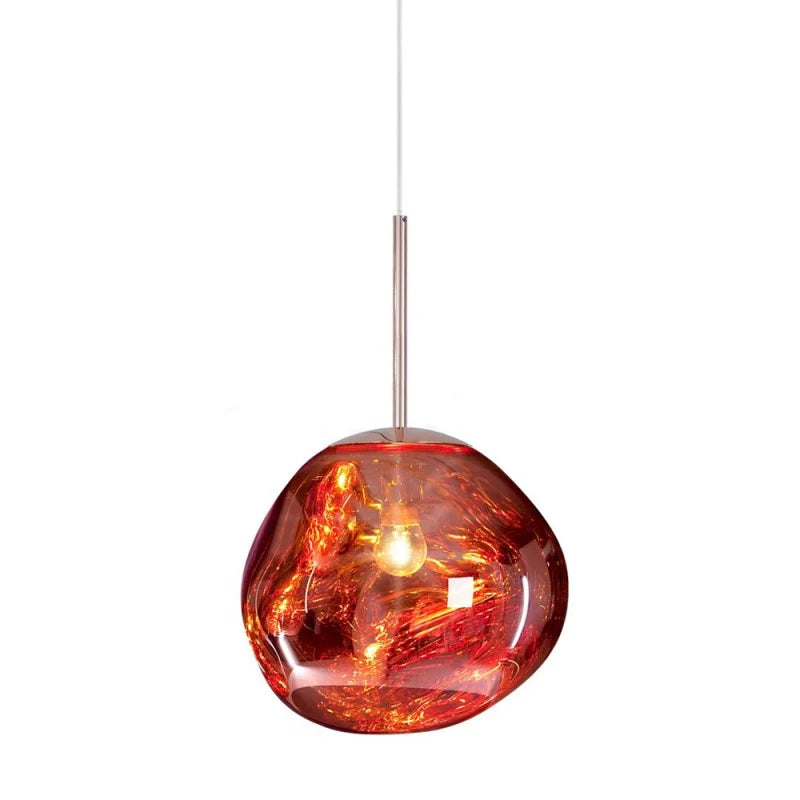 Lampa Wisząca ze Szkła o Organicznej Formie