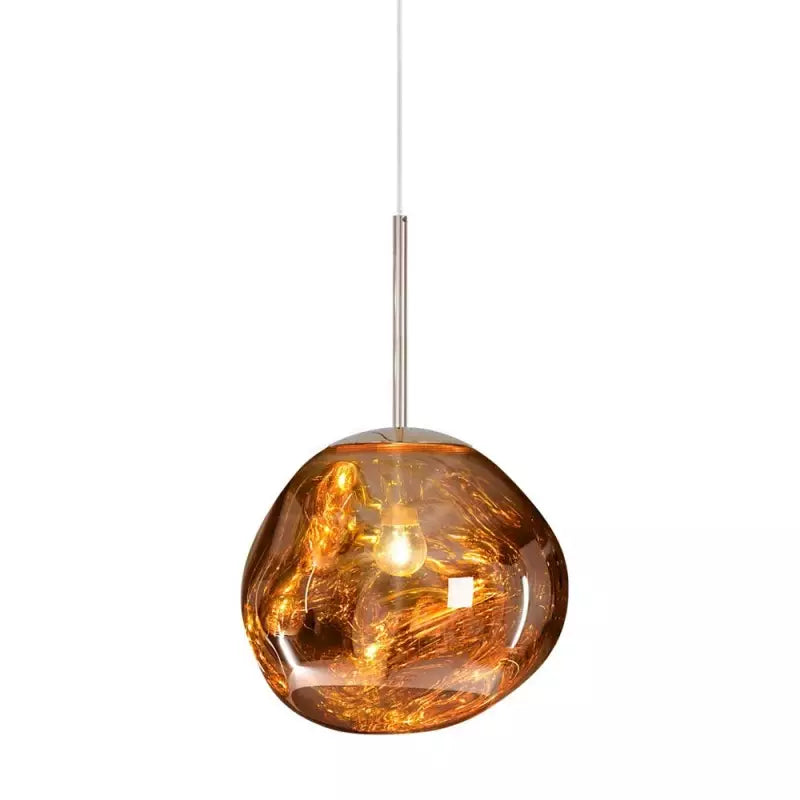 Lampa Wisząca ze Szkła o Organicznej Formie