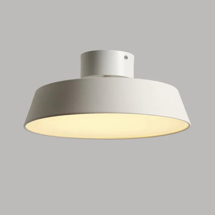 Okrągła lampa sufitowa z trójkolorowym oświetleniem LED - Biały