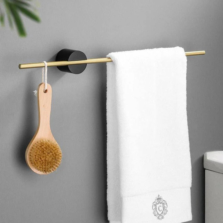 Przenośny Metalowy Wieszak na Ręczniki – Wolnostojący Stojak do Łazienki o Nowoczesnym Designie - 25 cm