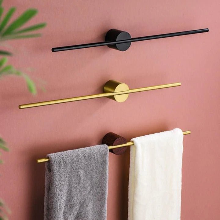 Przenośny Metalowy Wieszak na Ręczniki – Wolnostojący Stojak do Łazienki o Nowoczesnym Designie - 25 cm