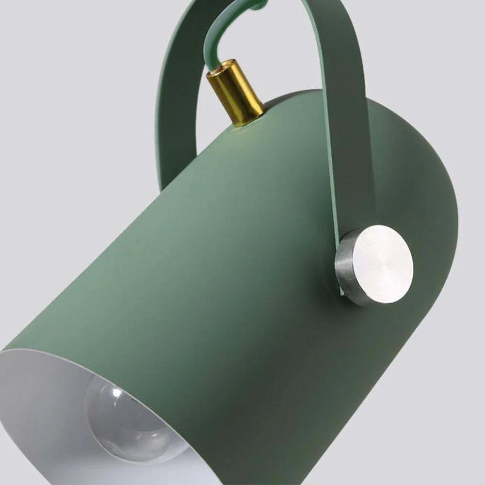 Regulowana Lampa Wisząca w Stylu Skandynawskim - Zielony
