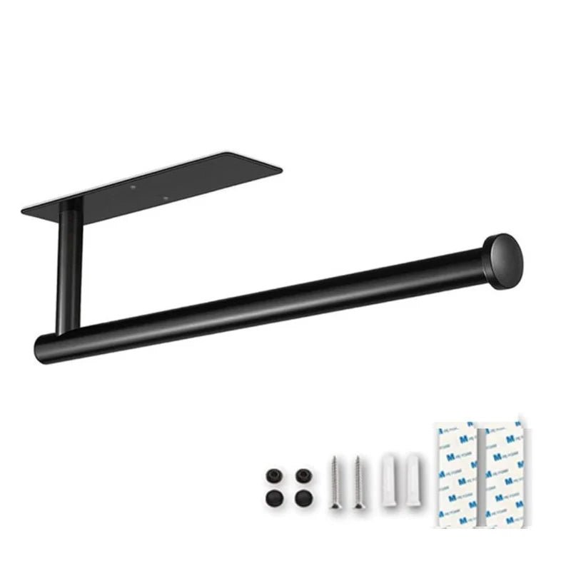 Uchwyt ścienny na ręcznik papierowy - Czarny